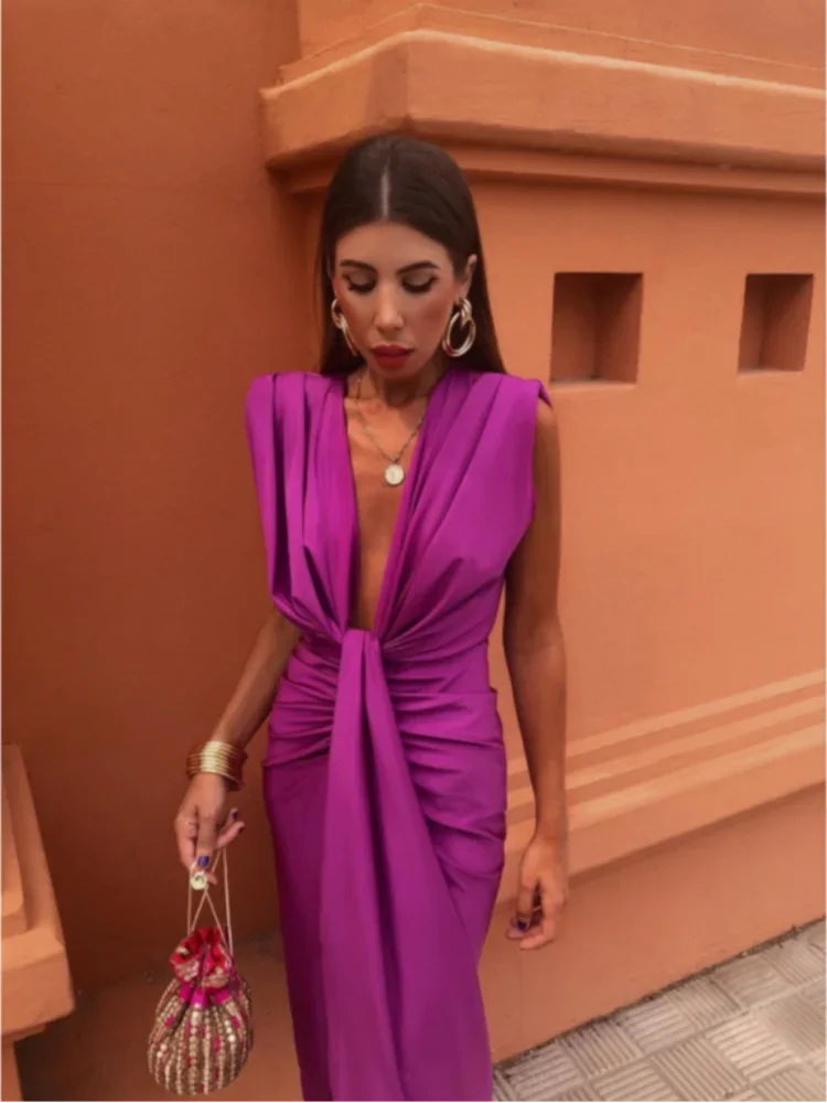 Vivienne™ | Robe plissée élégante