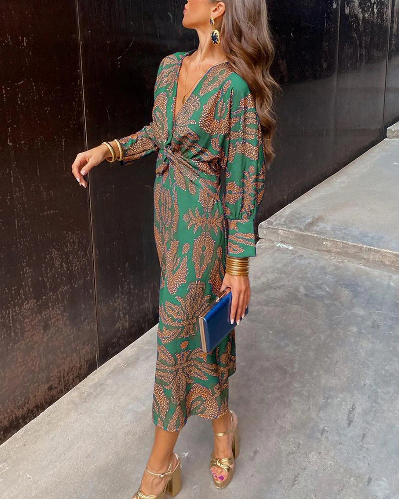 Vivienne™  - Robe élégante à imprimé floral