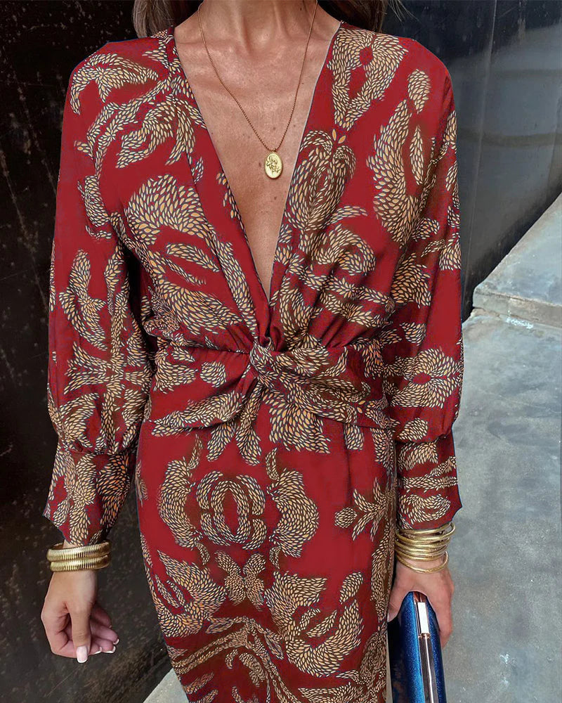 Vivienne™  - Robe élégante à imprimé floral